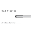 KIT TERMINAL STANDARD D'ASPIRATION D'AIR D 80  POUR SYST DEDOUBLE