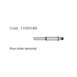 KIT TERMINAL STANDARD D'ECHAPPEMENT FUME  D80 POUR SYST DEDOUBLE